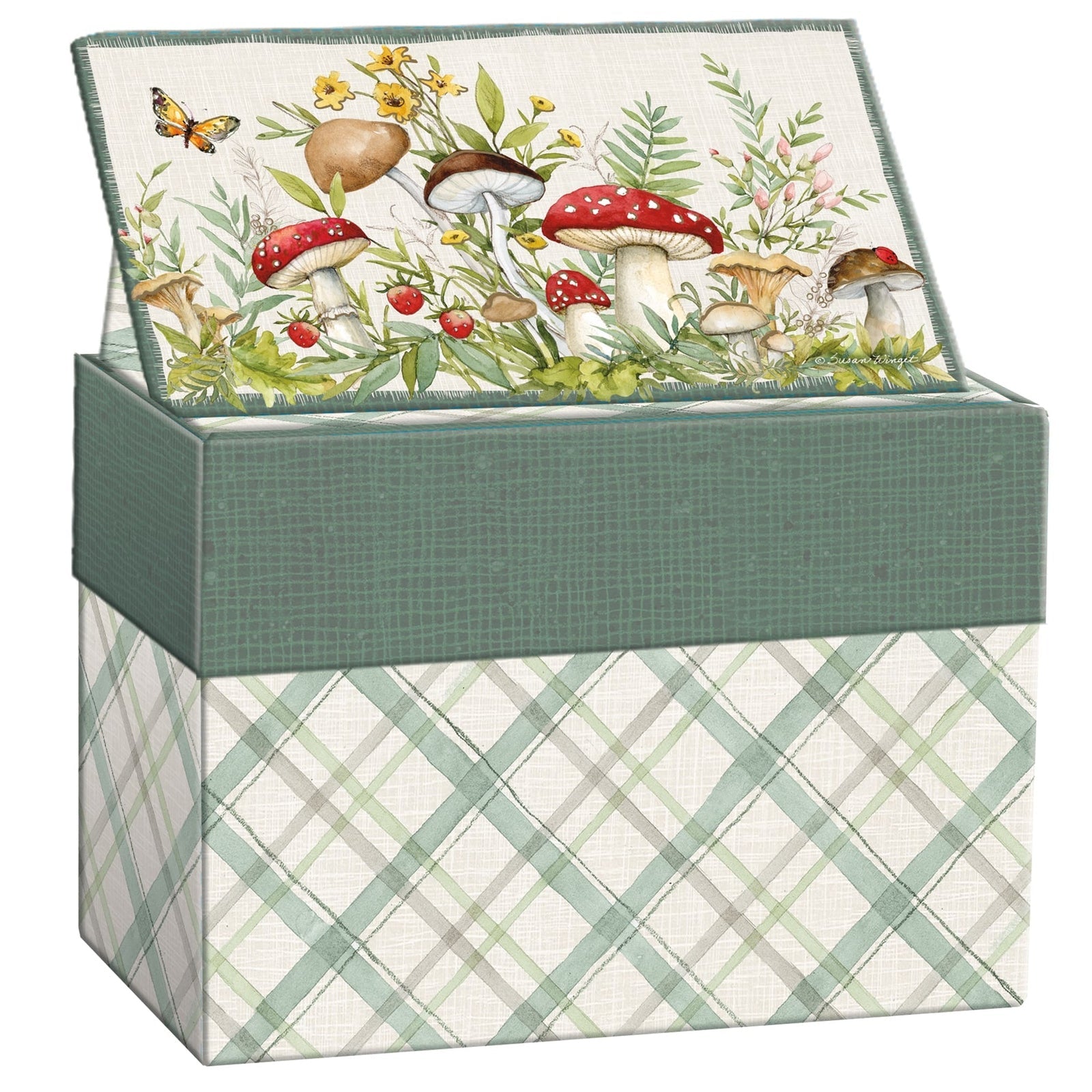 Woodland Mushrooms Recipe Box