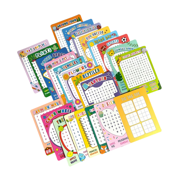 Word Search Activity Cards - Set of 24 - Lady of the Lake