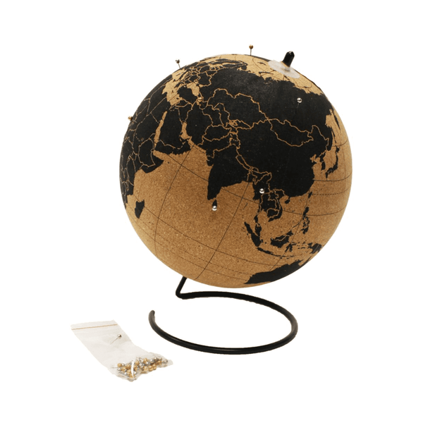 World Globe With Cork & Pins - Lady of the Lake