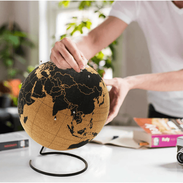 World Globe With Cork & Pins - Lady of the Lake