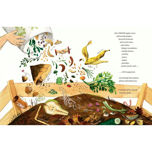 Worm Makes A Sandwich - Hardcover Book - Lady of the Lake