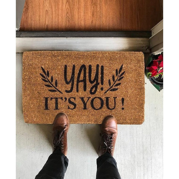 Yay, It's You! Doormat