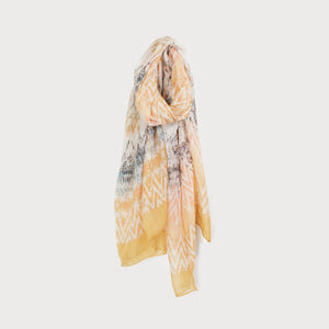 Yellow - Abstract Lightweight Scarf