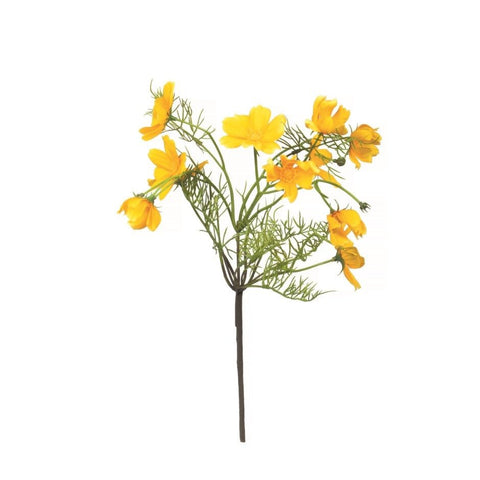 Yellow Buttercup Faux Floral Spray
