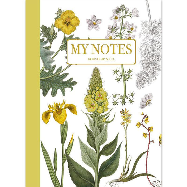 Yellow Floral - Notebook - Lady of the Lake