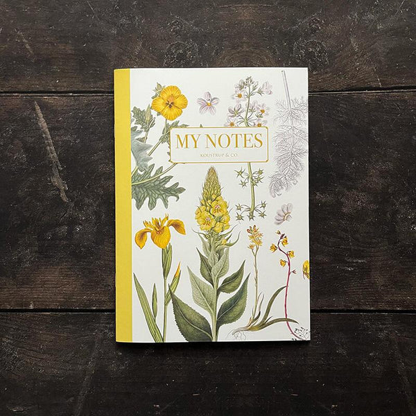 Yellow Floral - Notebook - Lady of the Lake