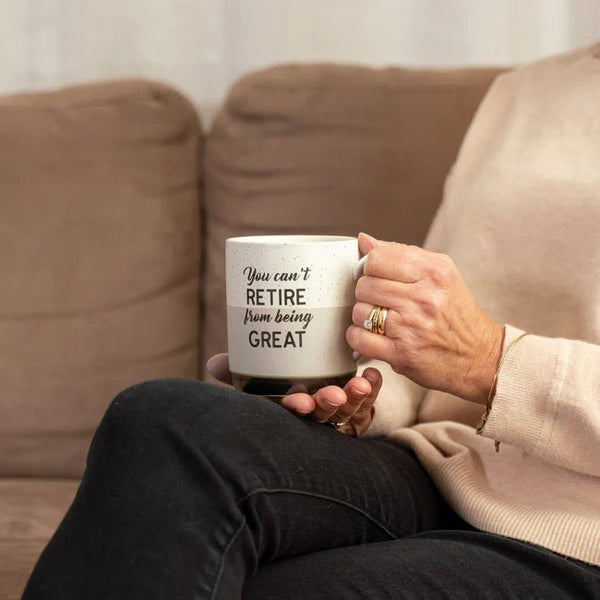 You Can't Retire From Being Great Mug - Lady of the Lake