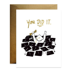 You Did It! - Greeting Card - Graduation