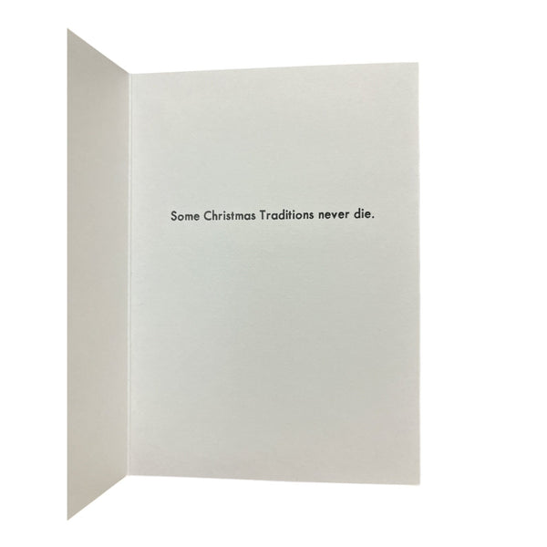 Yule Log - Greeting Card - Christmas