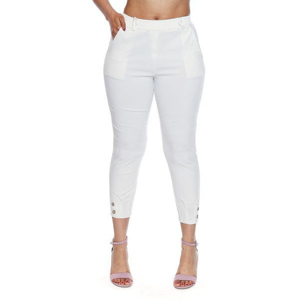 Yvette Stretch Cotton Pants - Lady of the Lake