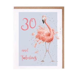 30 And Fabulous - Greeting Card - Birthday