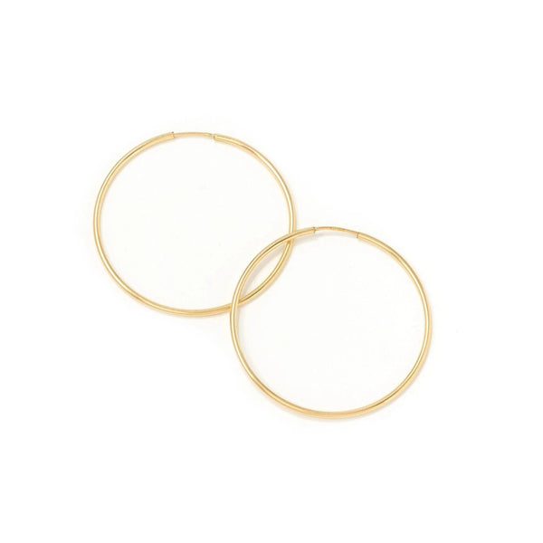 38mm Gold-Filled Infinity Hoop Earrings