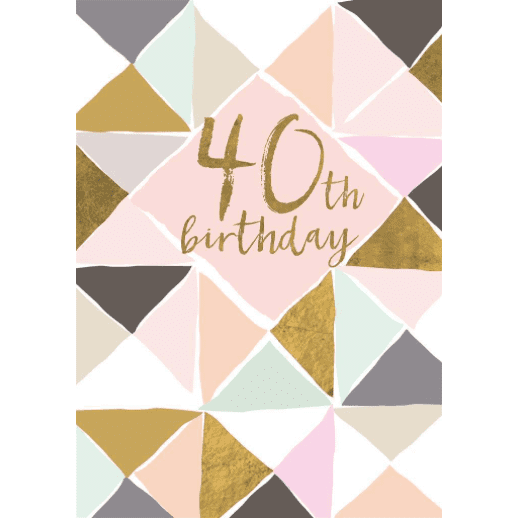 40th Birthday - Greeting Card - Birthday