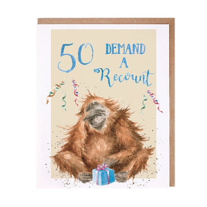 50 Demand A Recount - Greeting Card - Birthday