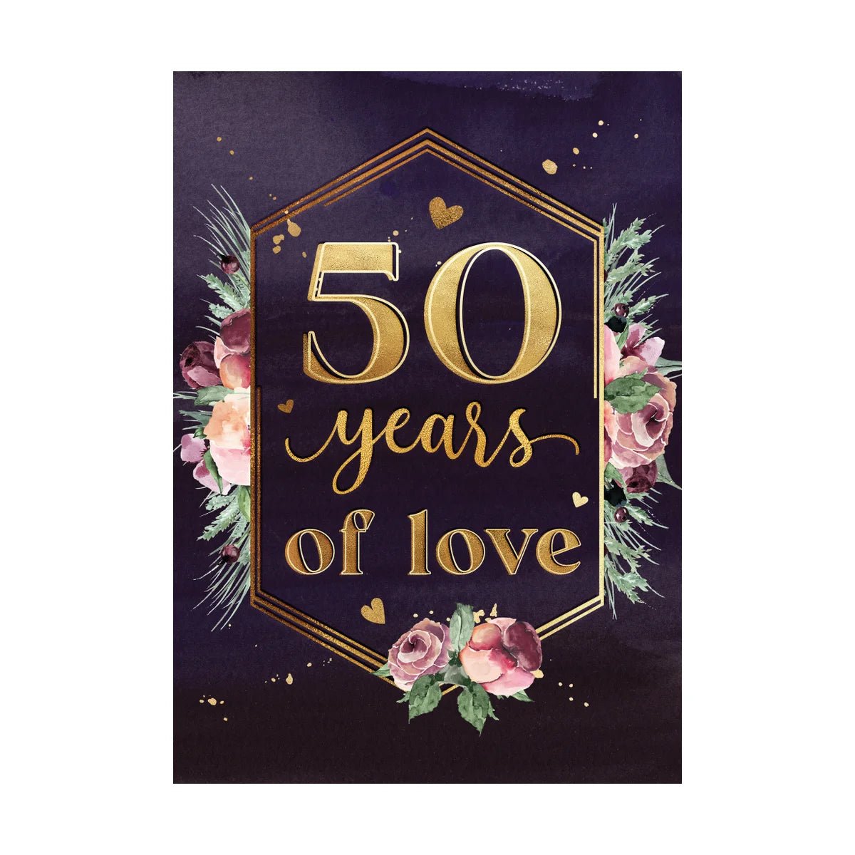 50 Years Of Love - Greeting Card - Anniversary