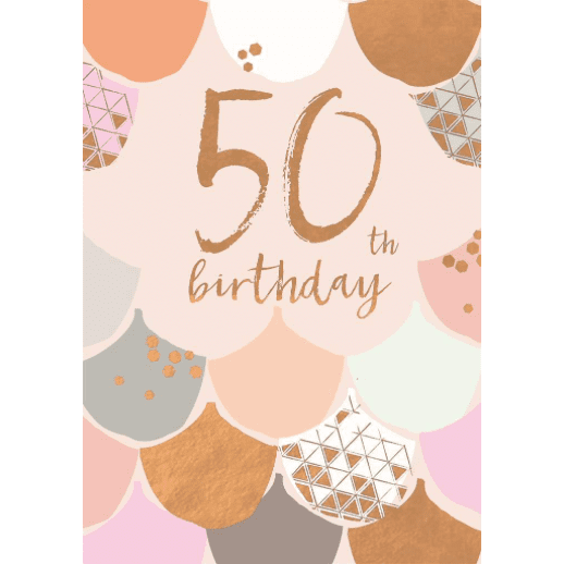 50th Birthday - Greeting Card - Birthday