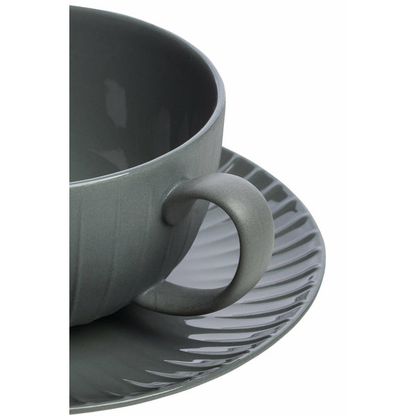 Cup & Saucer - Vintage Grey