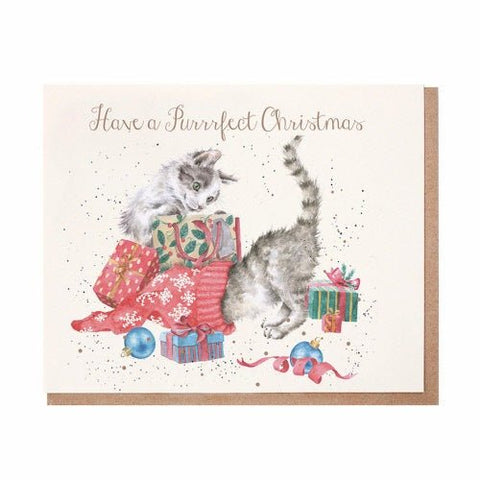 A Purrrfect Christmas - Greeting Card - Christmas