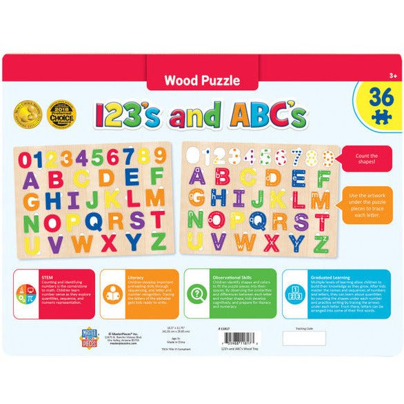 ABC 123 Wood Puzzle