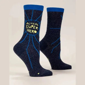 Actual Superhero Crew Socks