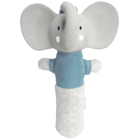 Alvin The Elephant - Soft SqueakerToy With Natural Rubber Head