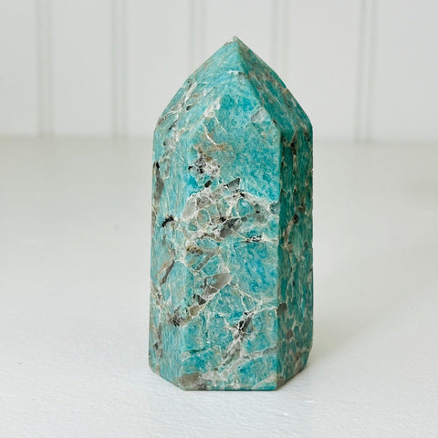 Amazonite Crystal Tower - Calming Stone