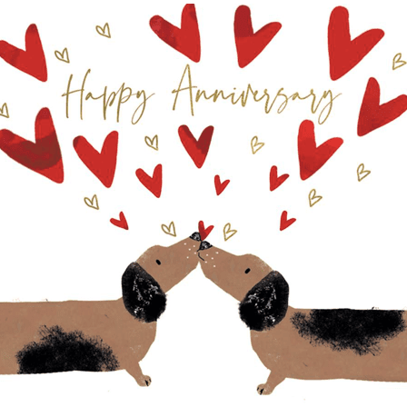 Anniversary Dogs - Greeting Card - Anniversary