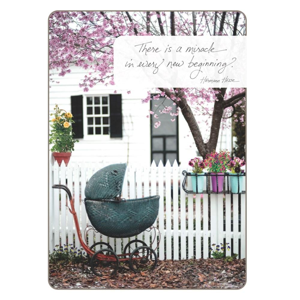 Antique Baby Carriage - Greeting Card - Baby