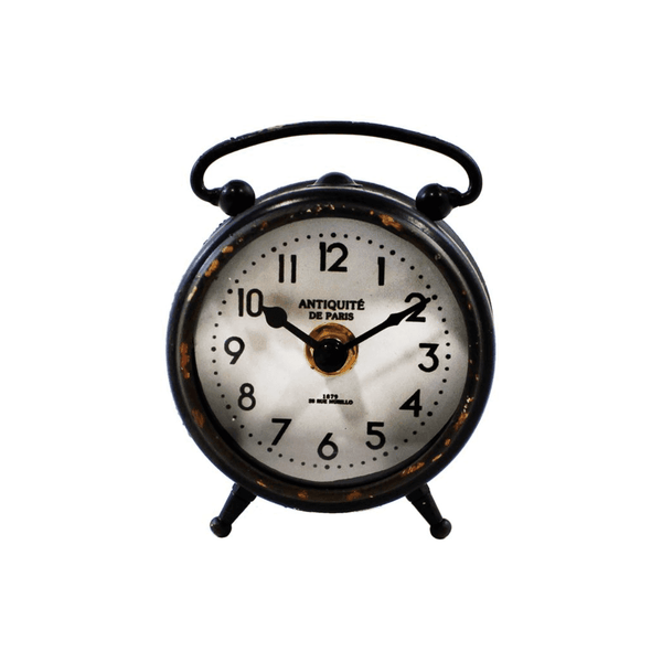 Antique Black Table Clock
