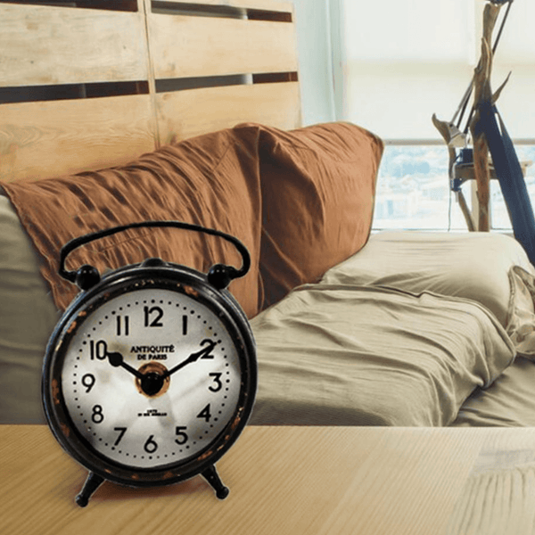 Antique Black Table Clock
