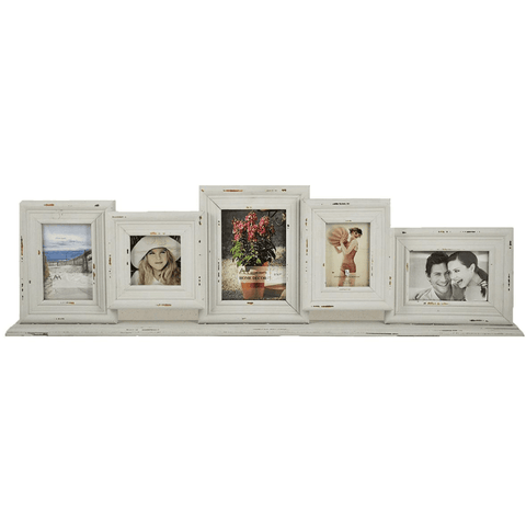 Antique Grey Photo Collage Frame