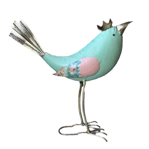 Arthur Metal Bird With Crown