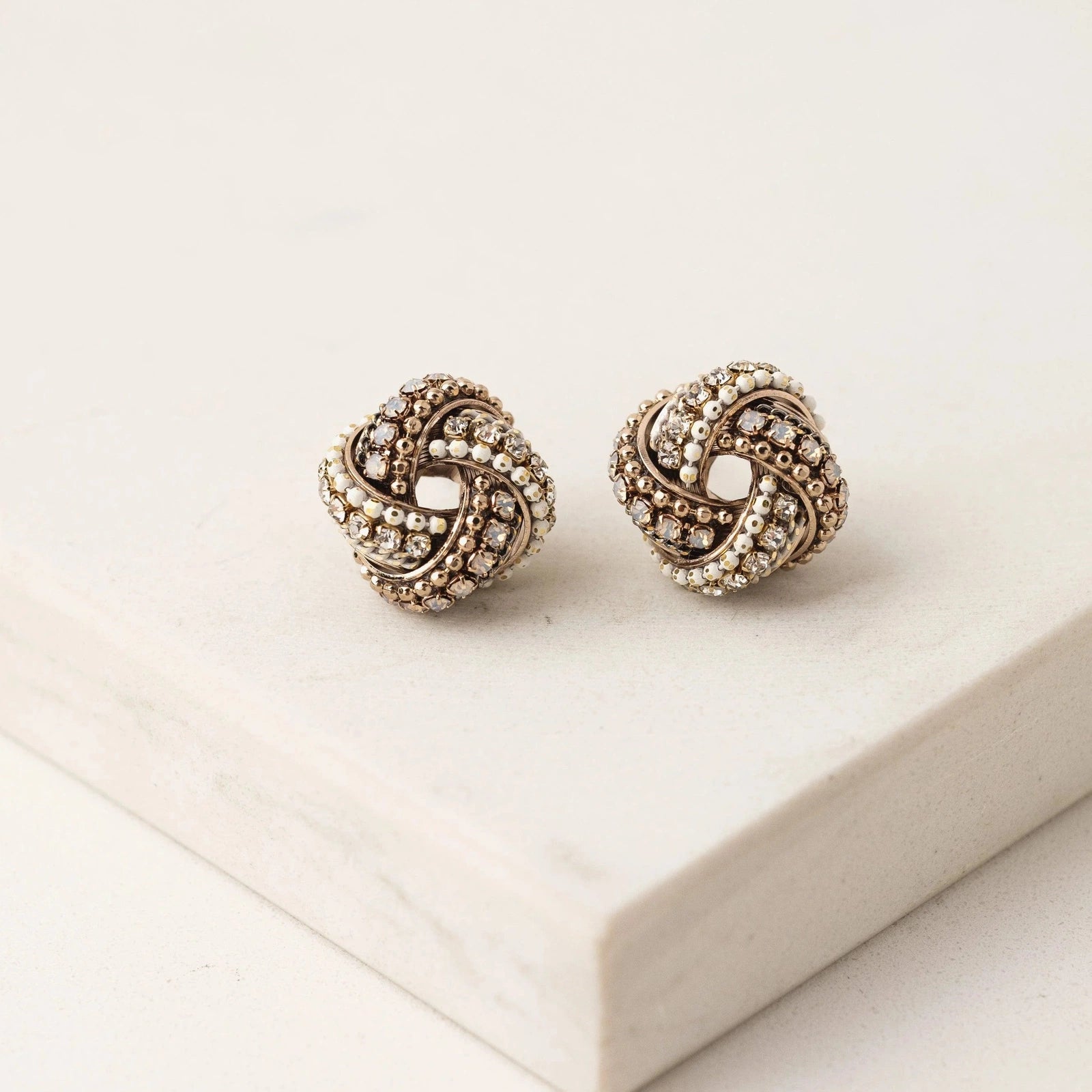 Astaire Knot Stud Earrings