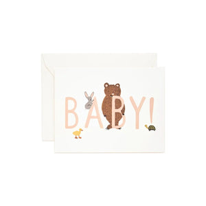 Baby! Peach - Greeting Card - Baby