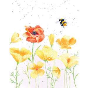 Bee-utiful Day - Enclosure Greeting Card - Blank