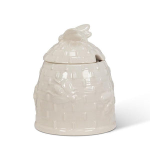 Beehive Covered Honey Pot