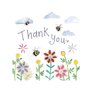 Bees - Greeting Card - Thank You