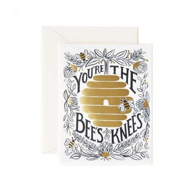 Bees Knees - Greeting Card - Thank You / Birthday