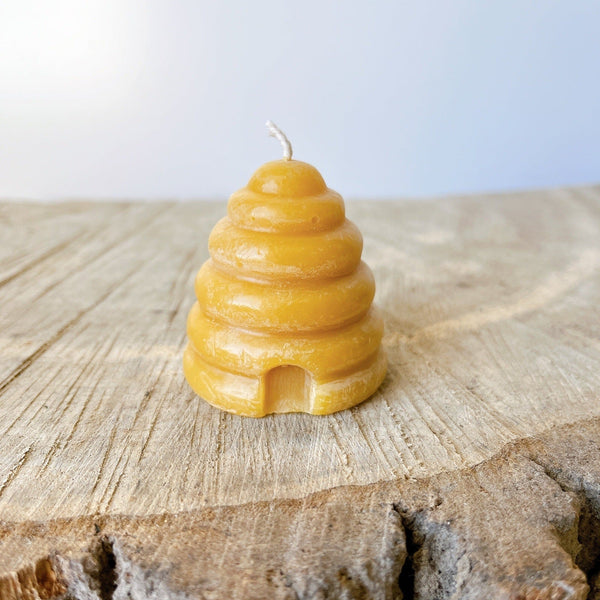 Beeswax Beehive Candle