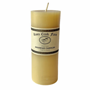 Beeswax Pillar Candle - 6"