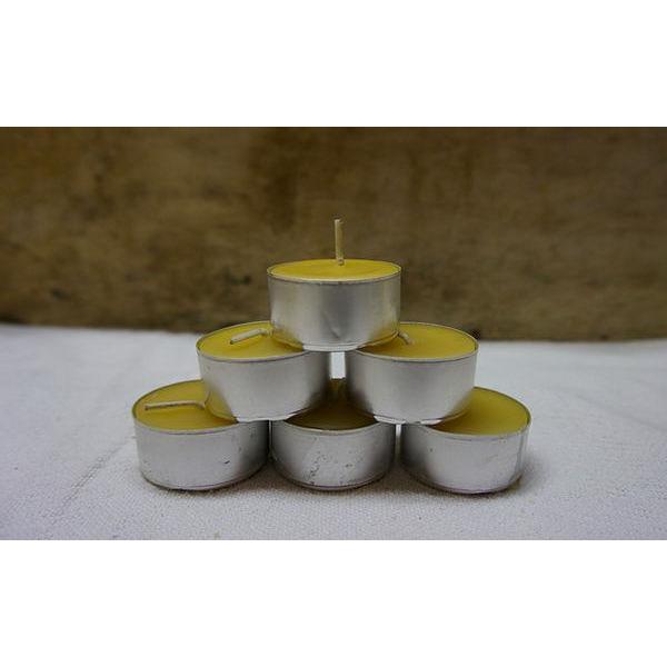 Beeswax Tea-Light Candles - Pack of 6
