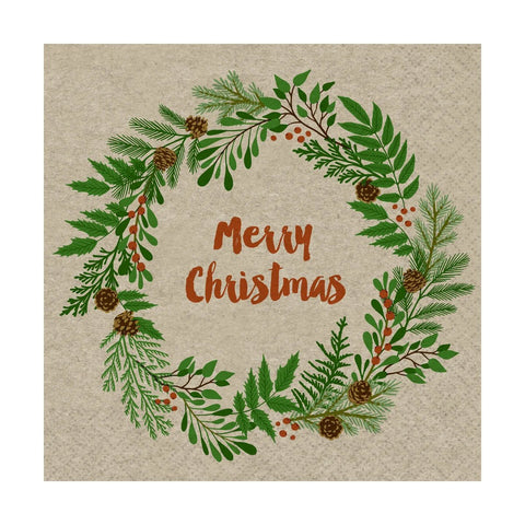 Berry Wreath - Paper Napkins
