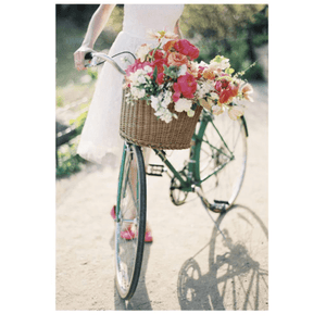 Bicycle Bouquet - Greeting Card - Thank You