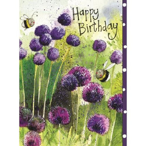 Birthday Alliums - Greeting Card - Birthday