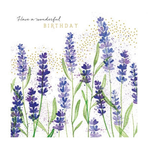Birthday Lavender - Greeting Card - Birthday