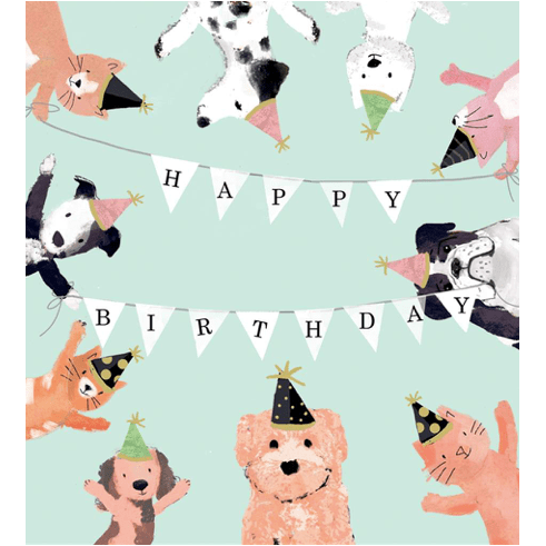 Birthday Pups - Greeting Card - Birthday