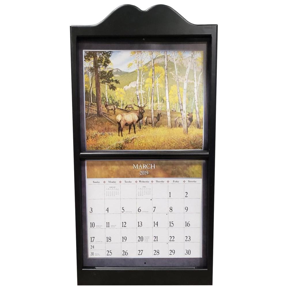 Black Calendar Frame