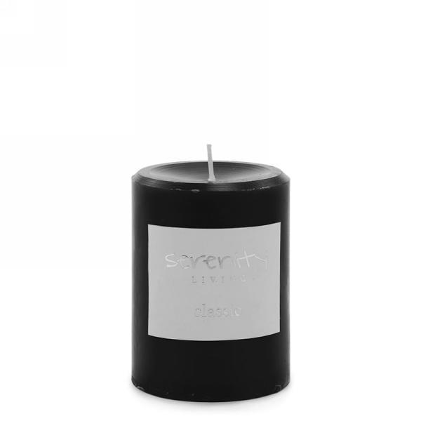 Black Pillar Candle