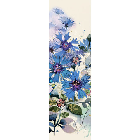 Blue Flowers Bookmark