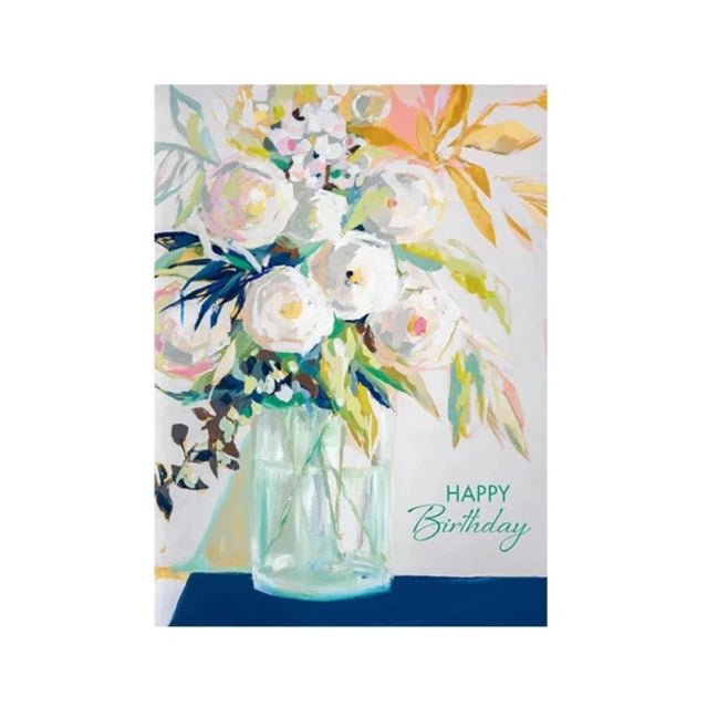 Blue Table - Greeting Card - Birthday